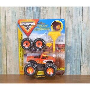 Monster Jam El Toro Loco Mechanix Build & Re-Build Truck Kit 1:43 Scale DIY Toy